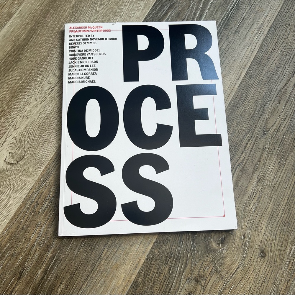 Process by Alexander McQueen Pre-Autumn 2022 book